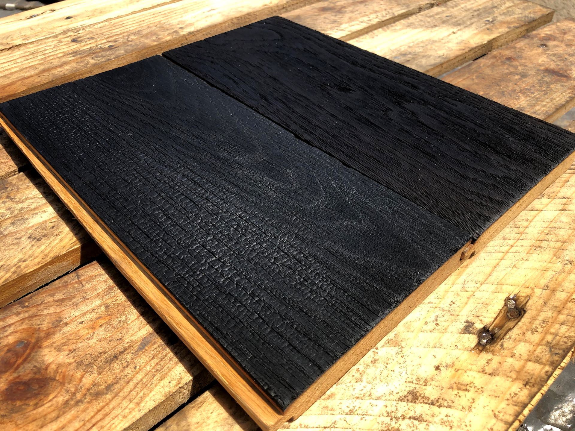 Shou Sugi Ban Oak parquet | Product-Proof